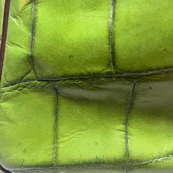 Dooney & Bourke Croc Embossed Hobo. Green!! Gorgeous . VGC  Excellent Condition - Picture 6 of 15